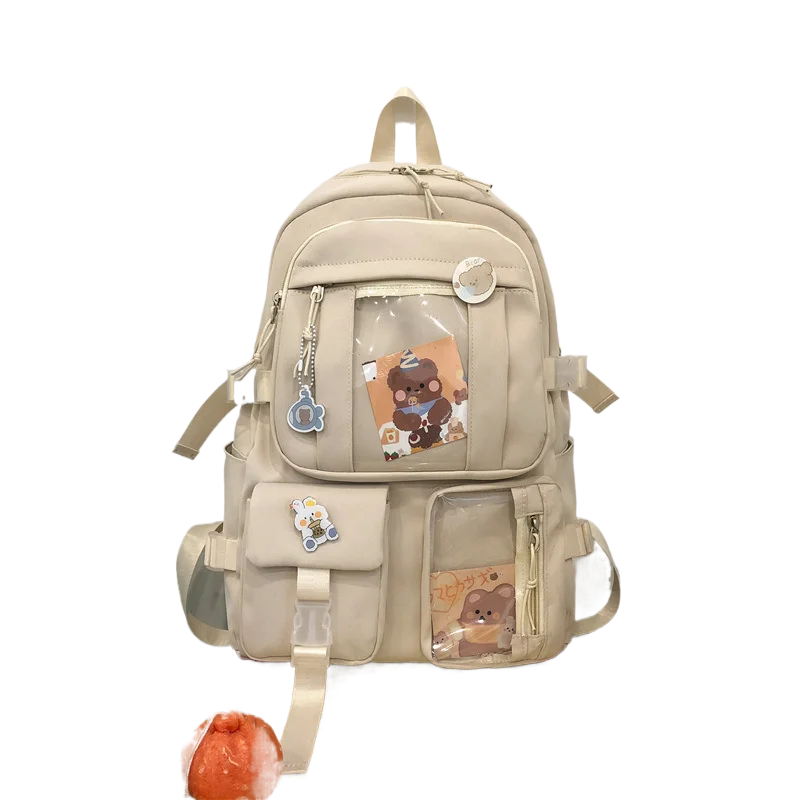 

Large Capacity Unisex Backpack Water Resistant Travel School Bag with USB Port Laptop Compartment Anti Theft Lightweight Student