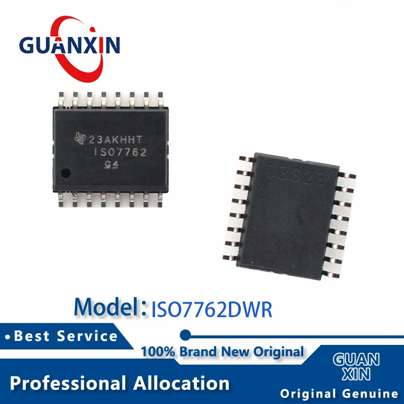

100% New ISO7762DWR ISO7762DW SOIC-16 Marking ISO7762