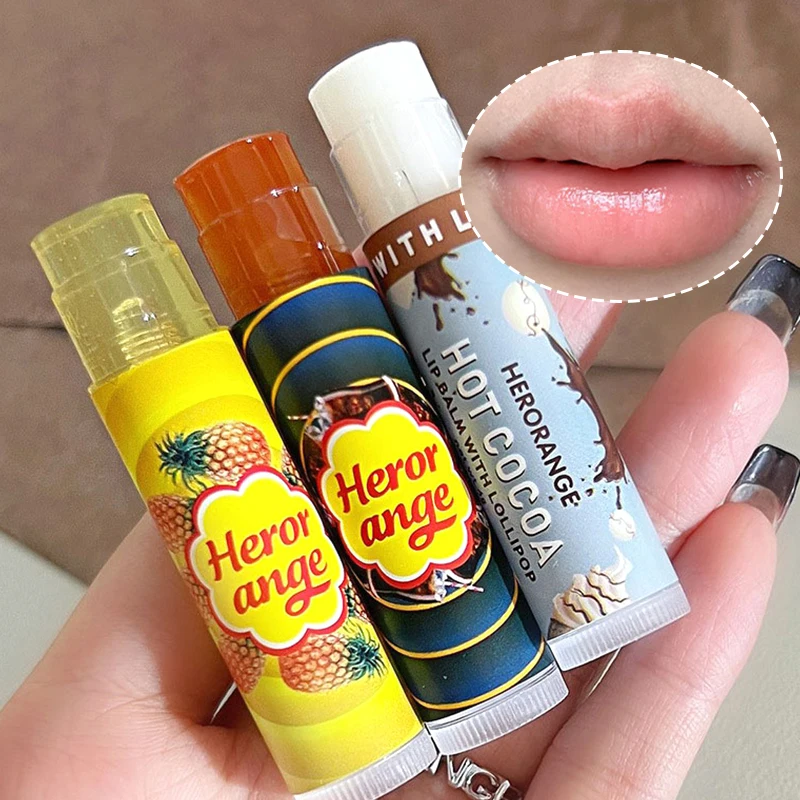 Multi flavor lollipop lipstick Hot Cocoa Lip Mask Moisturizes, moisturizes and reduces lip lines for men and women