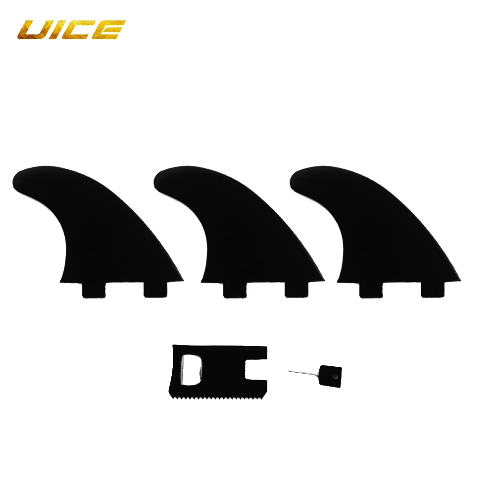 

Surfboard G5 Fins Fiberglass Reinforced Surf Water Wave Fins With Wax Comb & Fin key Thruster Surfing Fin Paddle Board Fin