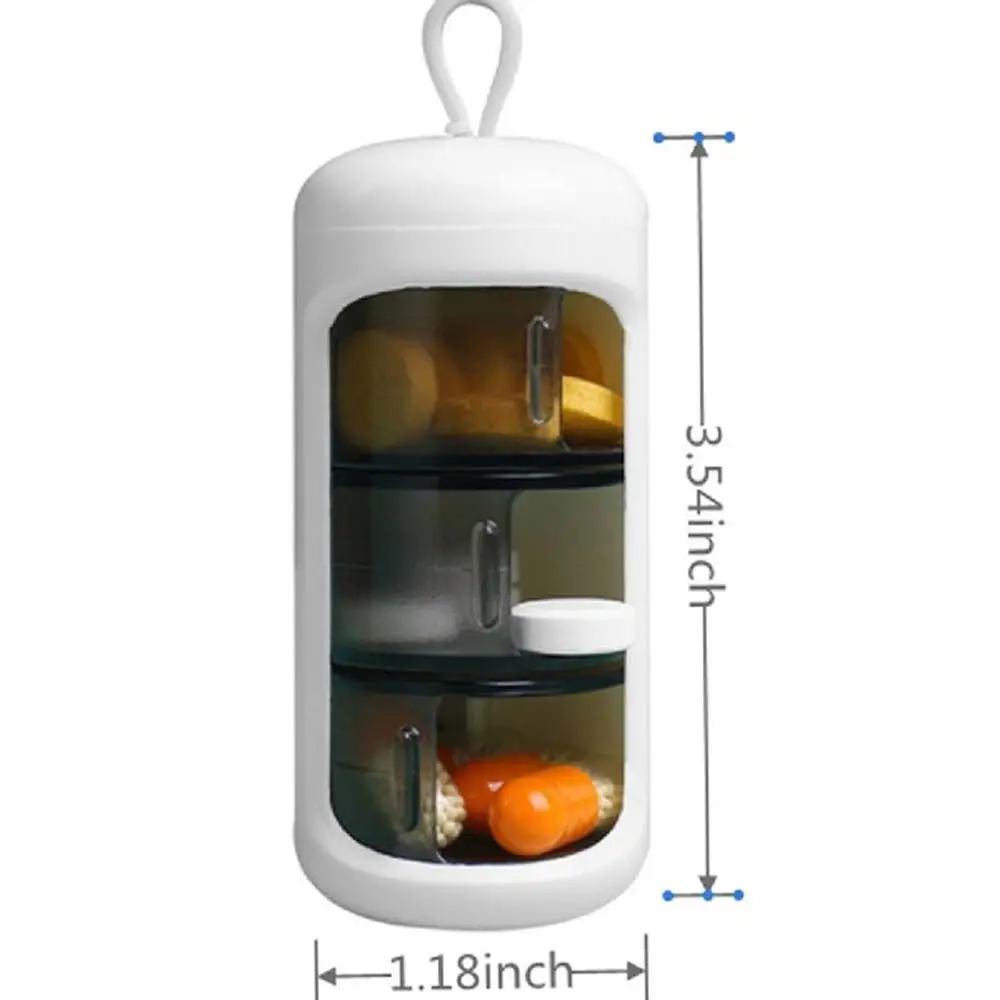 Plastic Box Tablet Splitters Capsules Organizer Plastic Medicine Boxes Travel Pill Case Pill Storage Box Vitamins Container