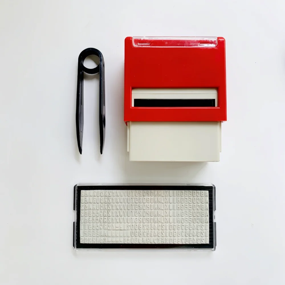 Office Stationery Supply Business - DIY Movable Type Stamp Kit Customizable
