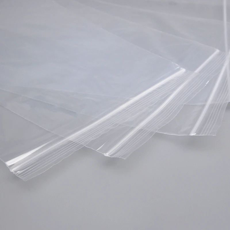 100/500pcs Transparent ziplockbag sealed department store bag small jewelry parts small accessories bag