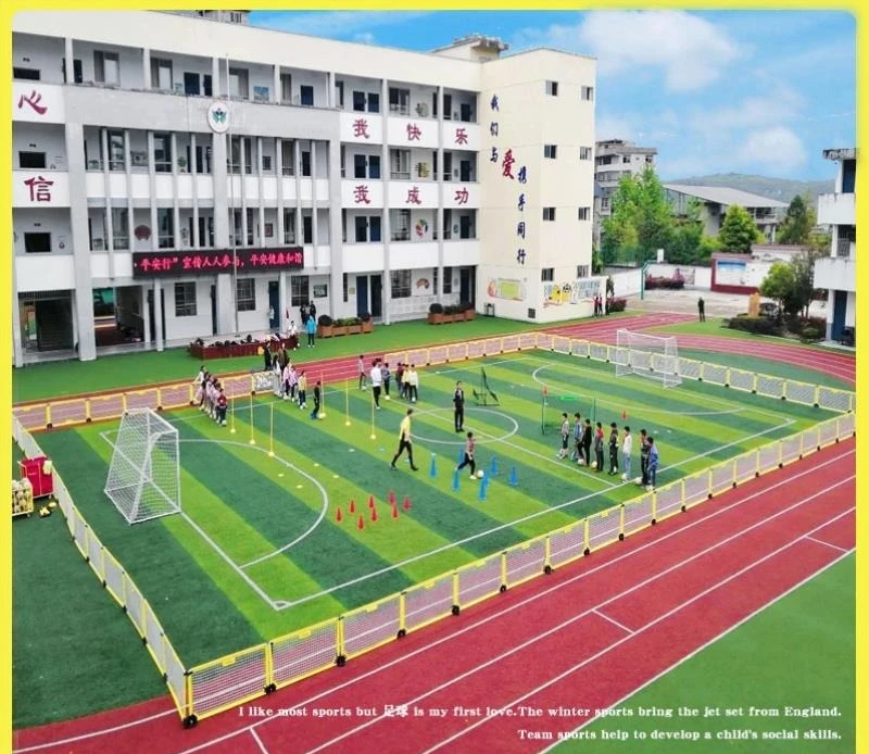 Mini valla de aislamiento de jaula de juego de campo de fútbol, valla de entrenamiento inflable para jardín de infantes