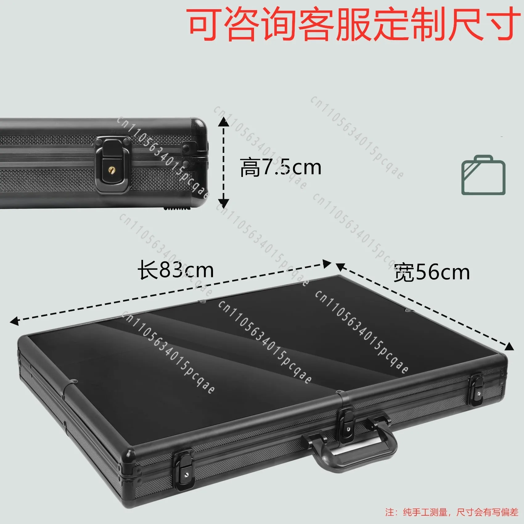 Aluminum Alloy Toolbox Card Silver Storage Box Night Market Stall Box Portable Foldable Factory Wholesale