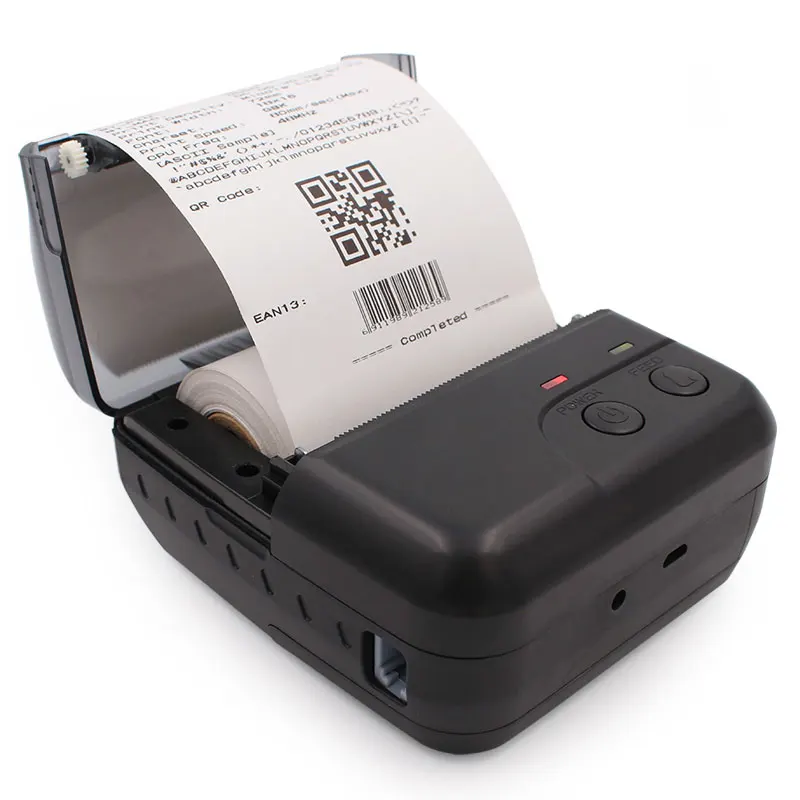 Printer Termal Bluetooth 80 mm YK-80HB Printer Resi Portabel untuk Restoran Supermarket POS