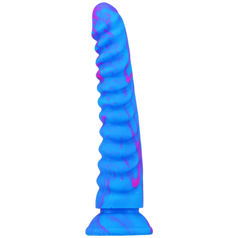 Long Dragon Scale Monster Simulation Dildo Realistic Animal Fake Penis Soft Anal Butt Plug Hand Orgasms Massager Adult Sex Toys