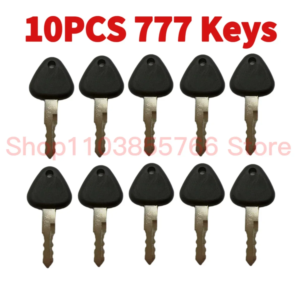 

10PCS 777 Key 14529178 Ignition Key for Heavy Equipment Volvo Samsung Excavator