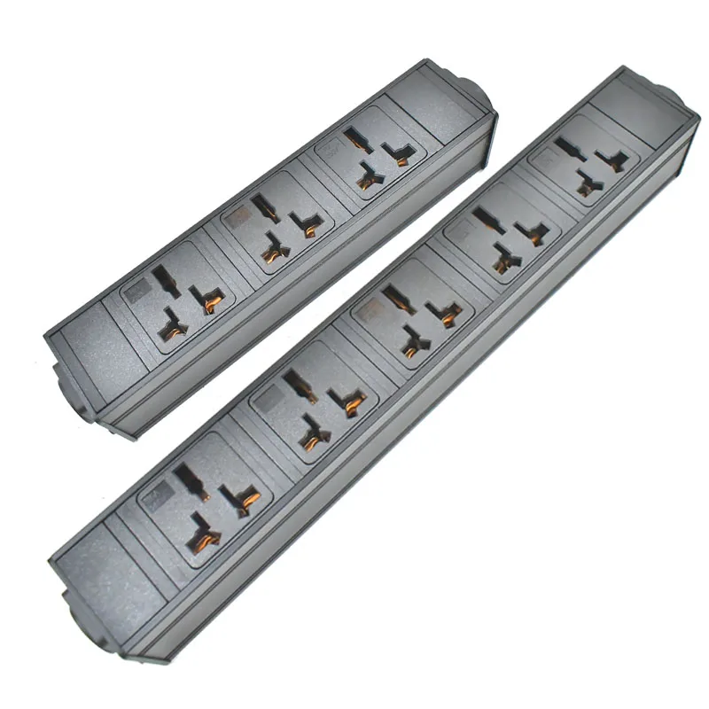 

NAC3FPX NAC3MPX PDU Power Strips with LED Schuko Powerlink box 16A UK universal audio 3P aviation plug 2-11AC socket