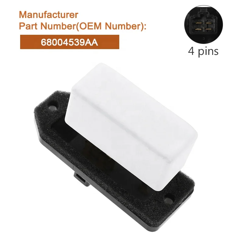 Heater AC HVAC Blower Fan Motor Resistor   68004539AA  for DOeDGE RAM 1500 2500 3500