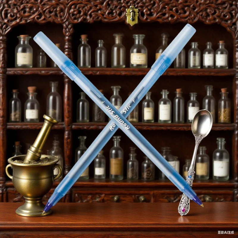 1.0mm Ballpoint Pens - 10 with Smooth Blue Ink