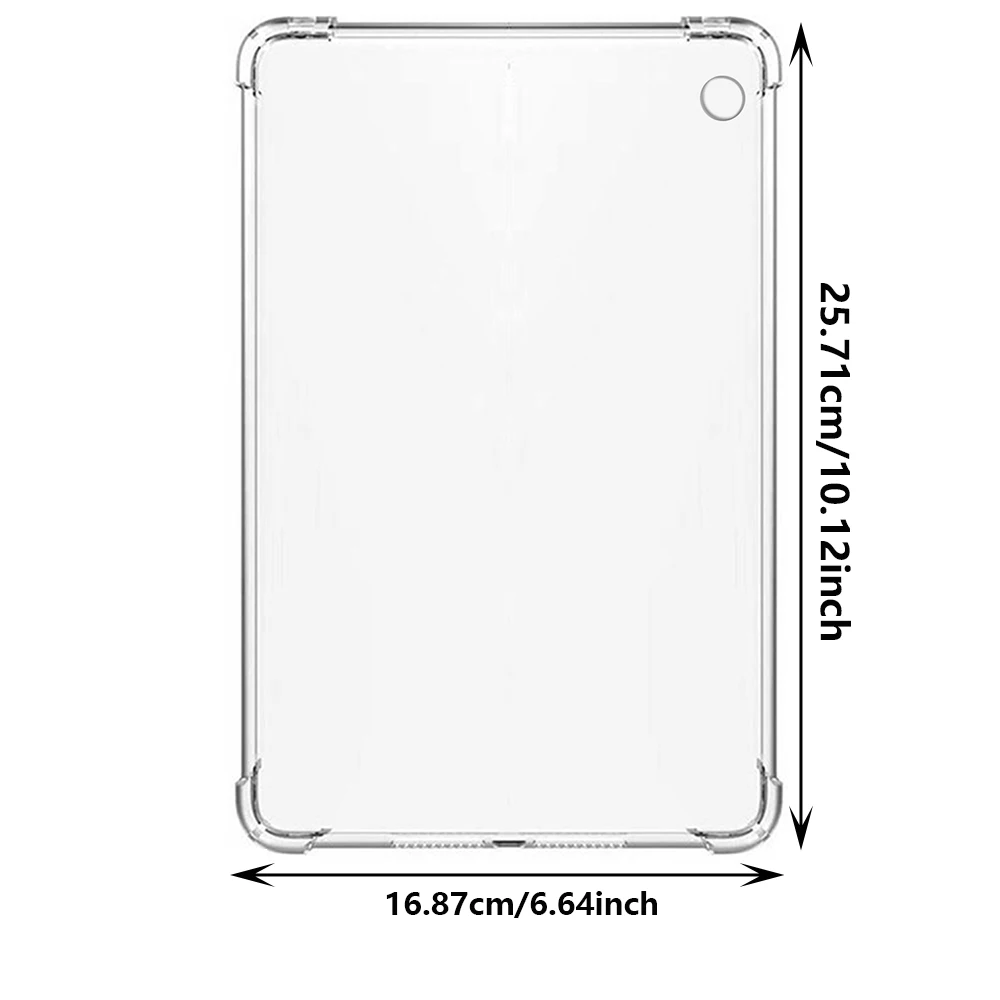 Clear Case for Samsung Galaxy Tab A11 Plus 11 Inch, Flexible Silicone TPU Shockproof Anti-Scratch,Anti Yellowing,Slim-Fit Shell