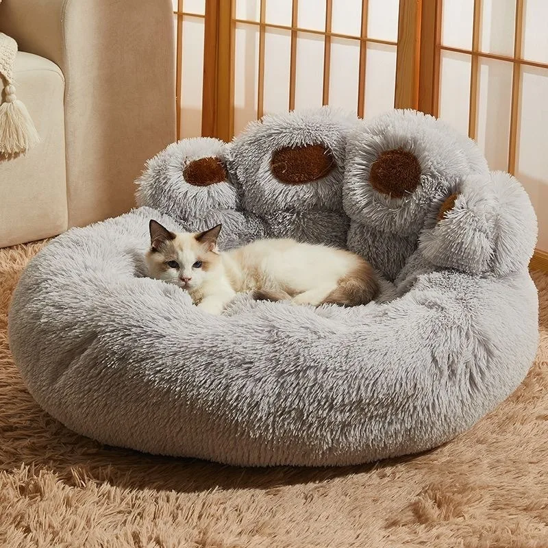 

cute and cute long-haired warm kennel, dog rest mat, pet supplies