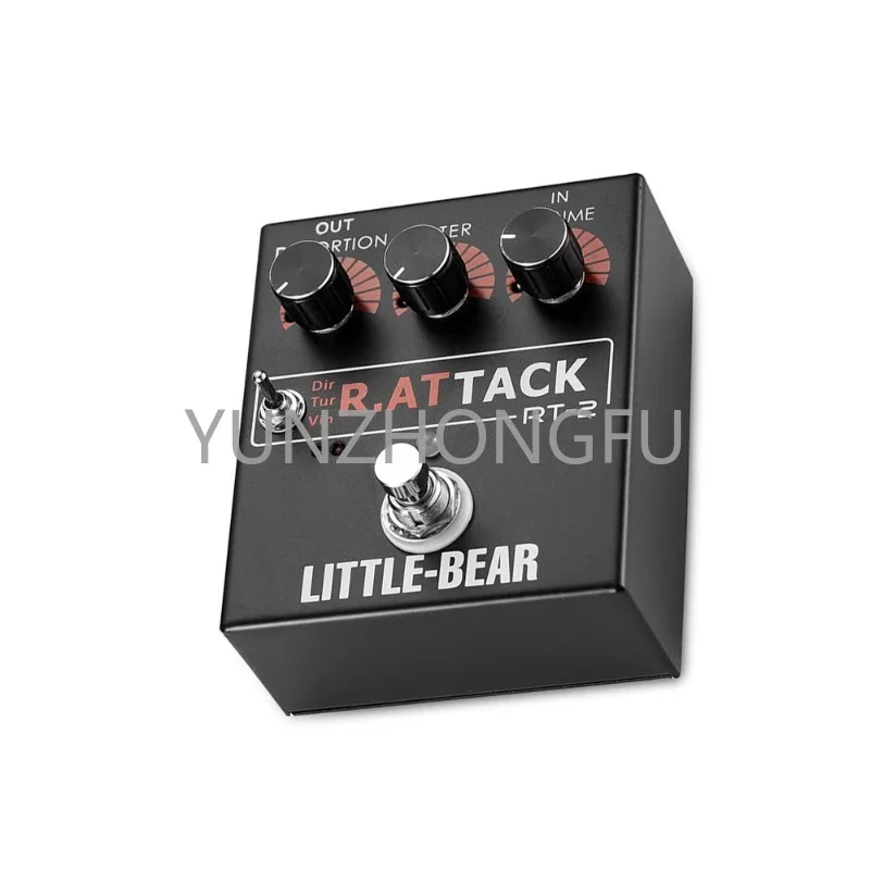 3 Gear Guitar Bass Distortion Effector Effect Stompbox Effector Fuzzy Pedal Led