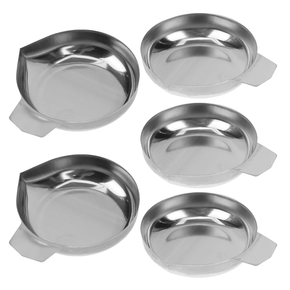 

5 Pcs Digital Scale Weighing Pan Electronic Pans Trays Coffee Bean Jewelry Food Electric Flour Gem Kitchen