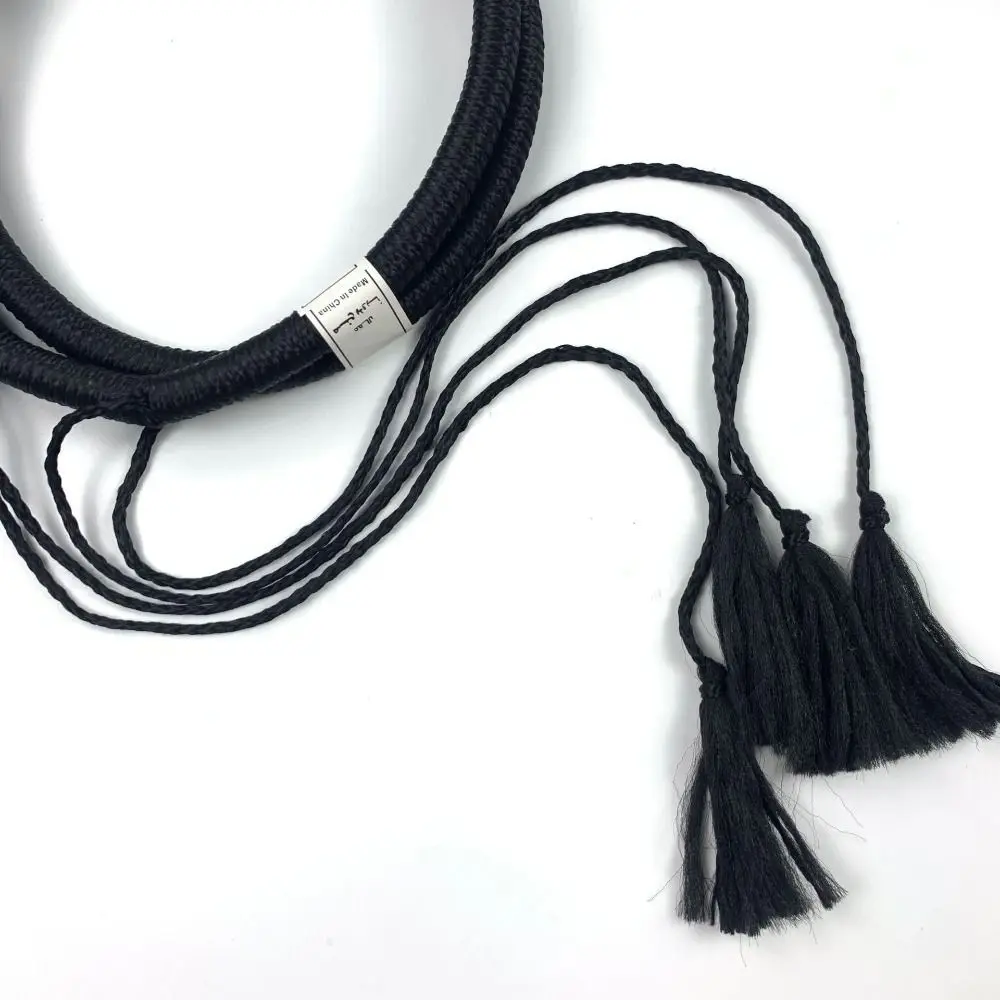 1Pcs Desert Accessories Headwear Rope Man Saudi Arabic Dubai Islamic Clothing Headrope Muslim Black Egal Shemagh Shawl