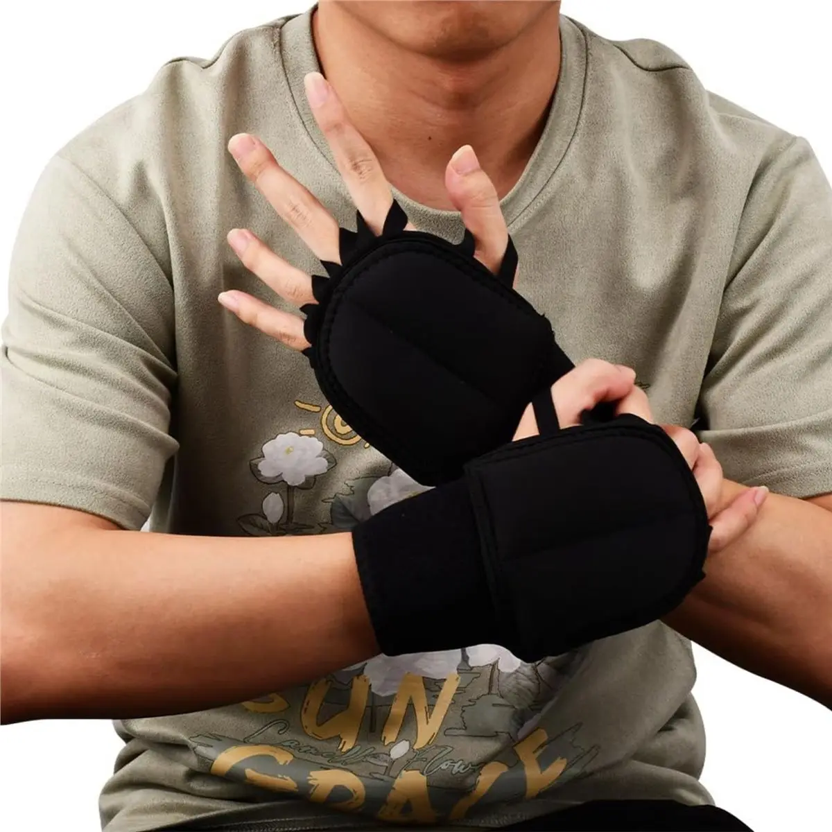 2 Pack Weighted Gloves for Tremors, Adjustable Hand Stability Aid for Parkinson'S Patients, Writing Stability