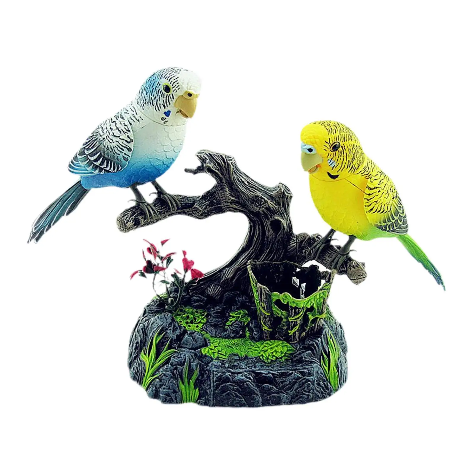 Electric Birds Move Kids Toy Realistic Home Office Decoration for Gift