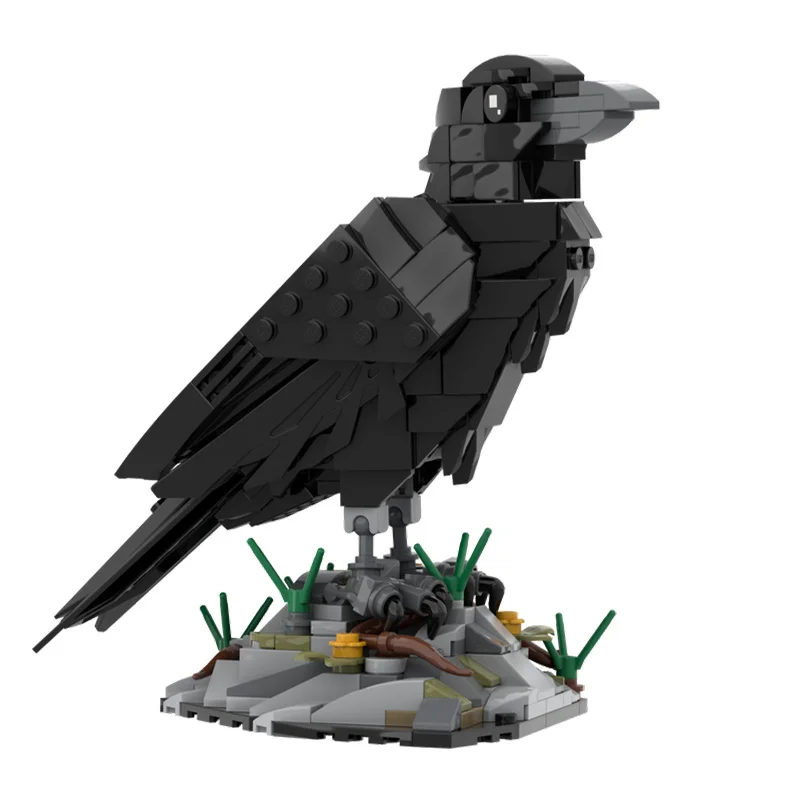 357pcs MOC Raven modulaire bouwstenen DIY vogelmodel creatieve montage leuk educatief speelgoed voor kinderen en verzamelaars