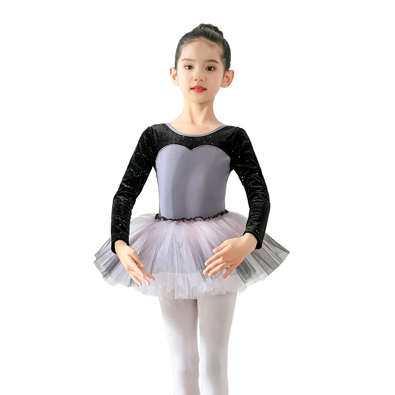 

Leotardos deBallet para niñasNew LongSleeve Autumn and WinterOne-piecePracticeSuit Ballet Body Suit Ballet leotardBallet leotard
