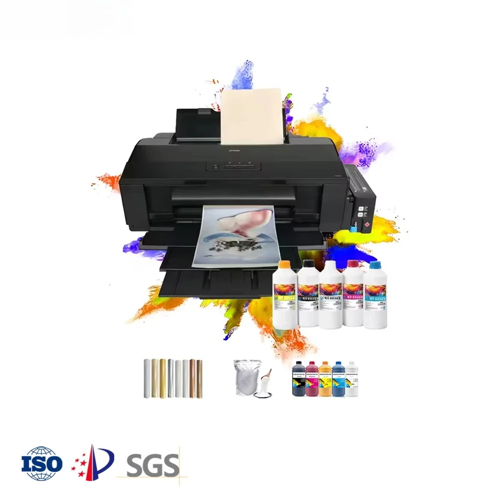 

Hongcai A3 L1800 Inkjet Printer for Cloth Heat Transfer Printing Small Desktop DTF PET Printer