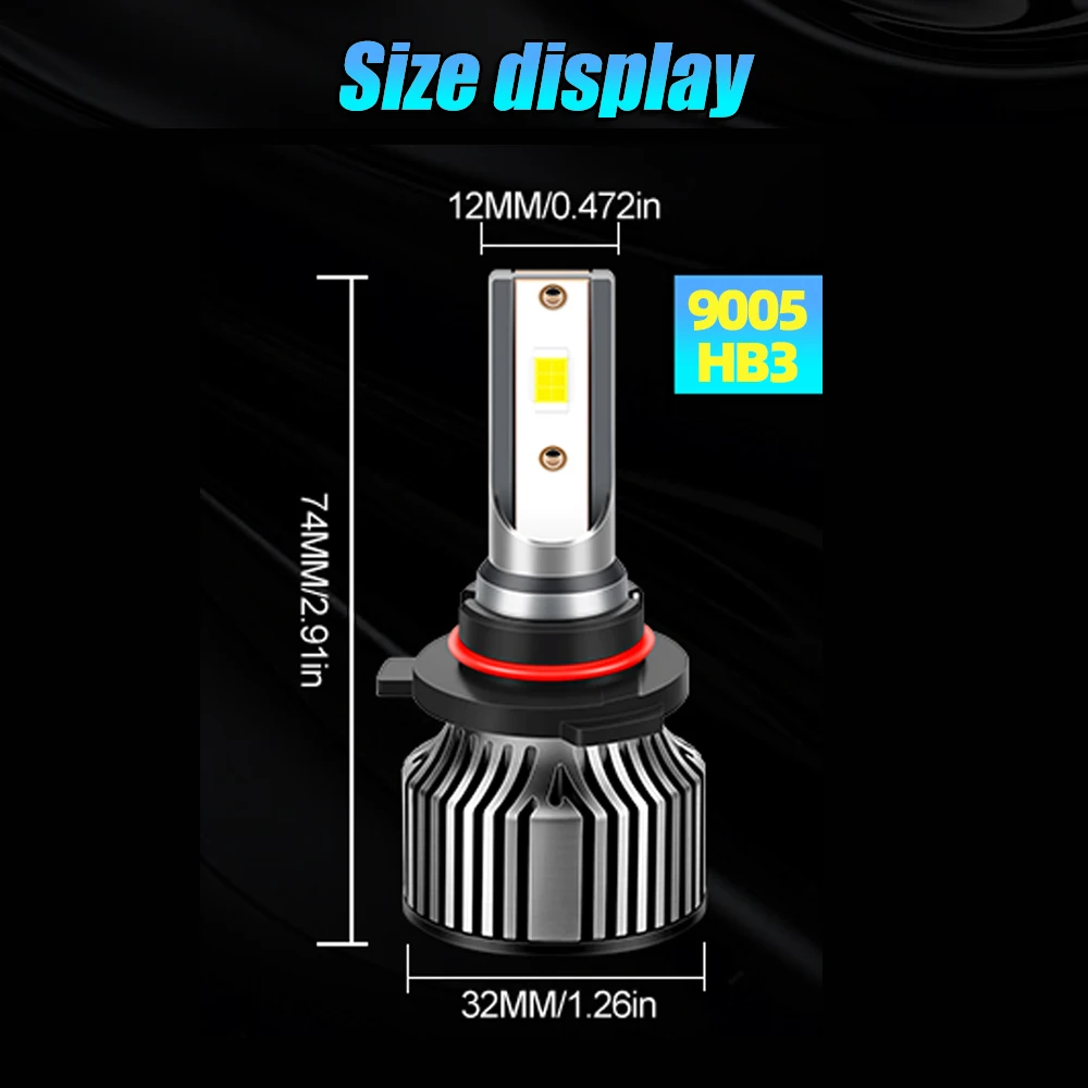 Combo LED Headlight 20000LM Super Bright High Low Kit 12V CSP Fog Bulb 6000K For Toyota Highlander 2014 2015 2016 2017 2018 2019