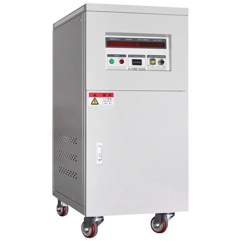 Three-phase AC variable frequency power supply, regulated power supply, overload protection, frequency conversion