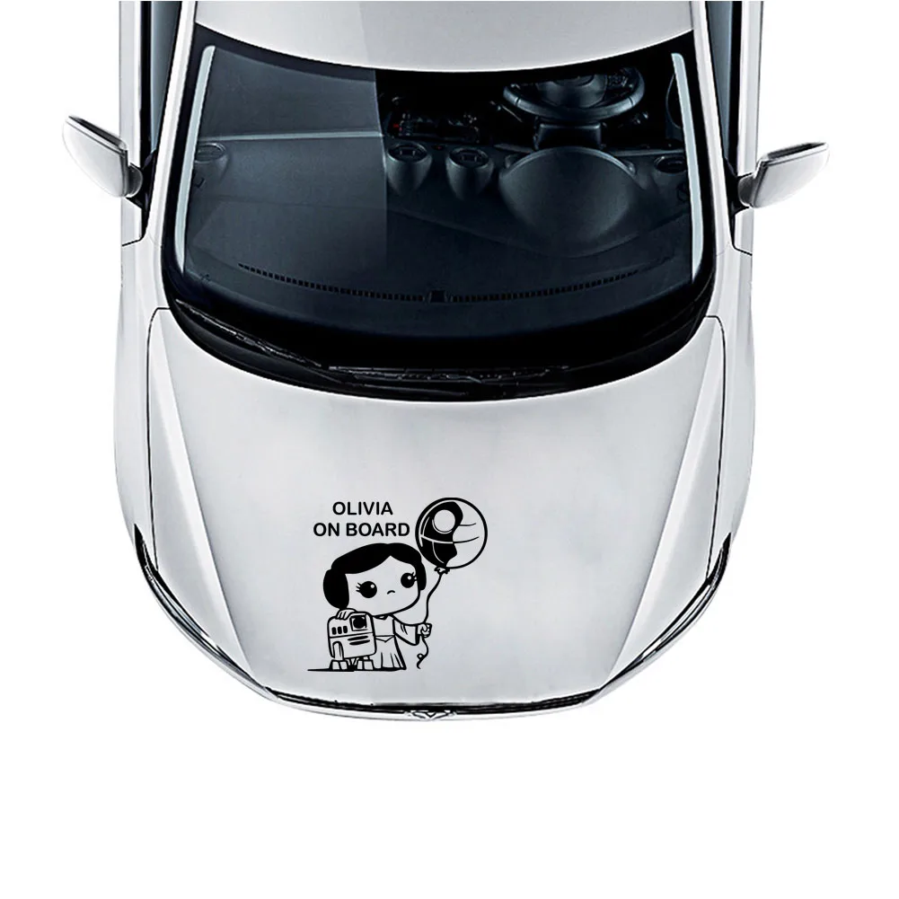 1 قطعة فتاة صغيرة جميلة ولعبة بالونها. اسم مخصص ملصقات السيارات والشارات الكربون ملصق الجدار ملصق الفينيل الفن المنزل ديسمبر