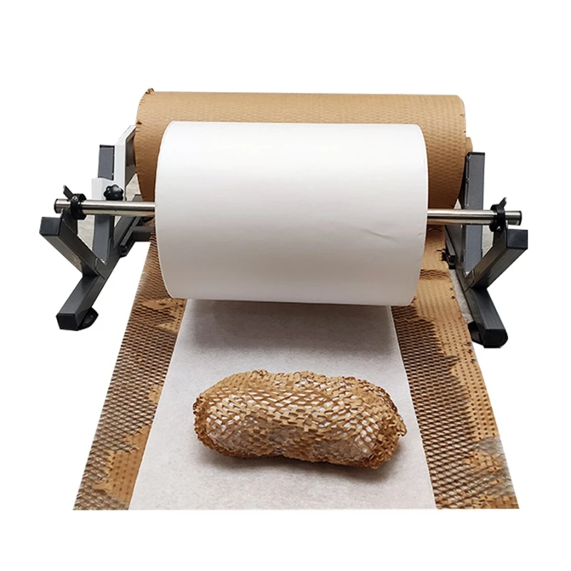 Manufacturer Good Price Making Buffer Filling Pad Packaging Cushion Wrapping Kraft Paper Honeycomb Machine