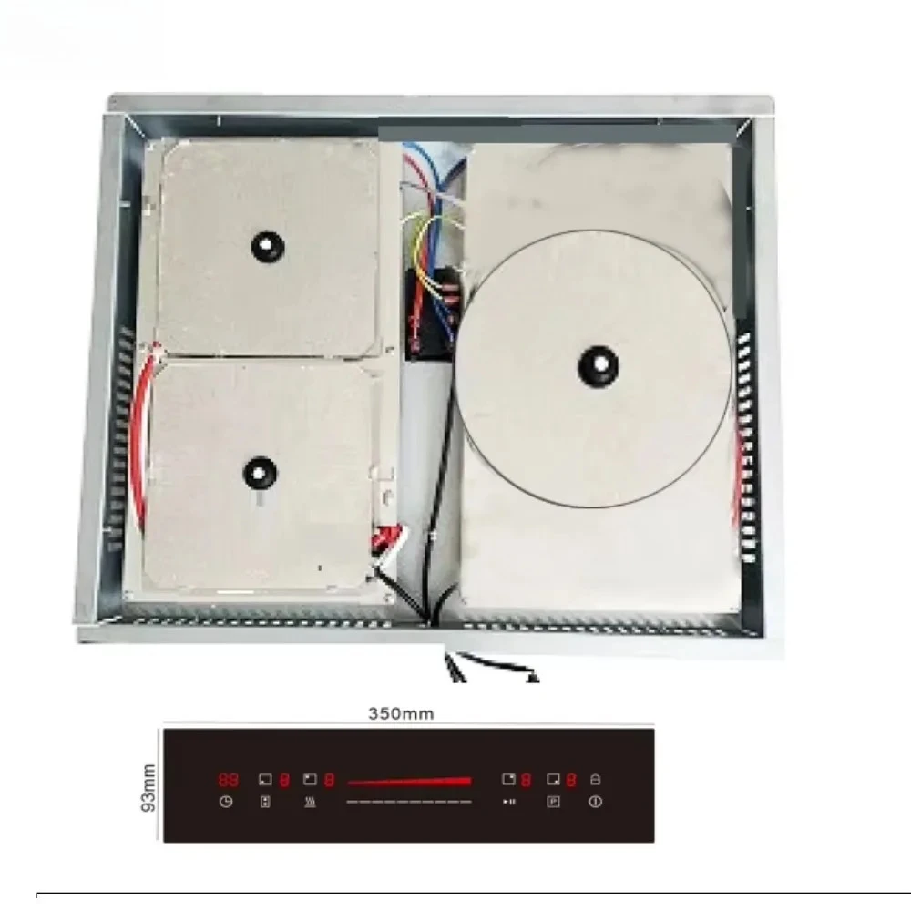New  Hidden Invisible 3 Burners Induction Cooker Invas  for Under Granite and Support Built in Induction Cooktop