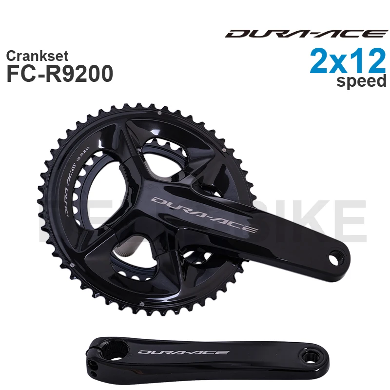 

SHIMANO DURA-ACE HOLLOWTECH II FC-R9200 50-34T 52-36T длина руки 165 170 172,5 175 мм 2x12-speed оригинальные детали