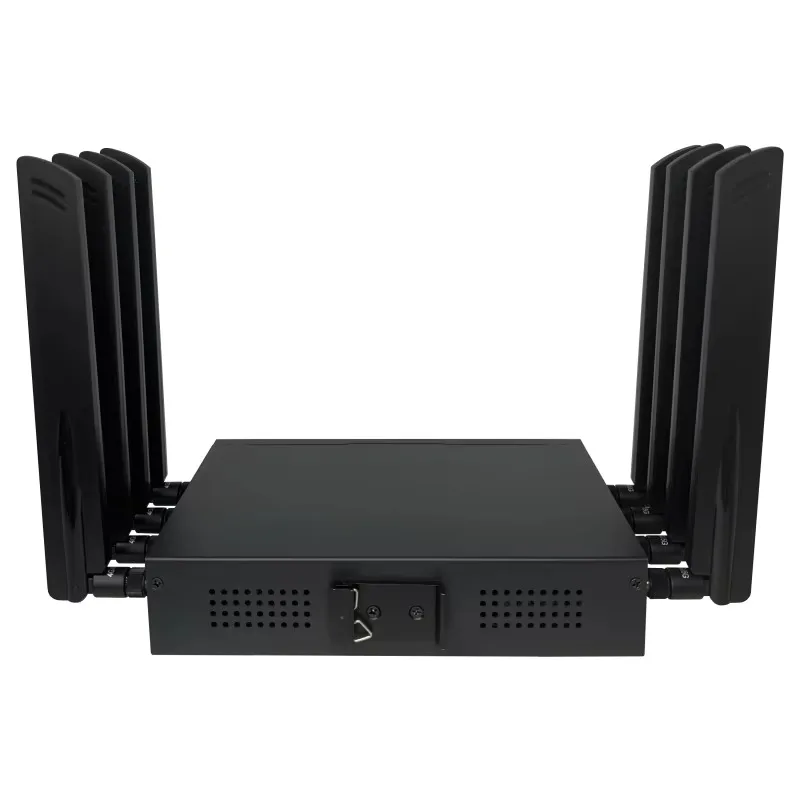 

Отличный промышленный маршрутизатор Wi-Fi 6, шлюз 5G, 8 портов Ethernet Openwrt AX3000 Мбит/с, Wi-Fi-маршрутизатор 5G с двумя слотами для SIM-карт