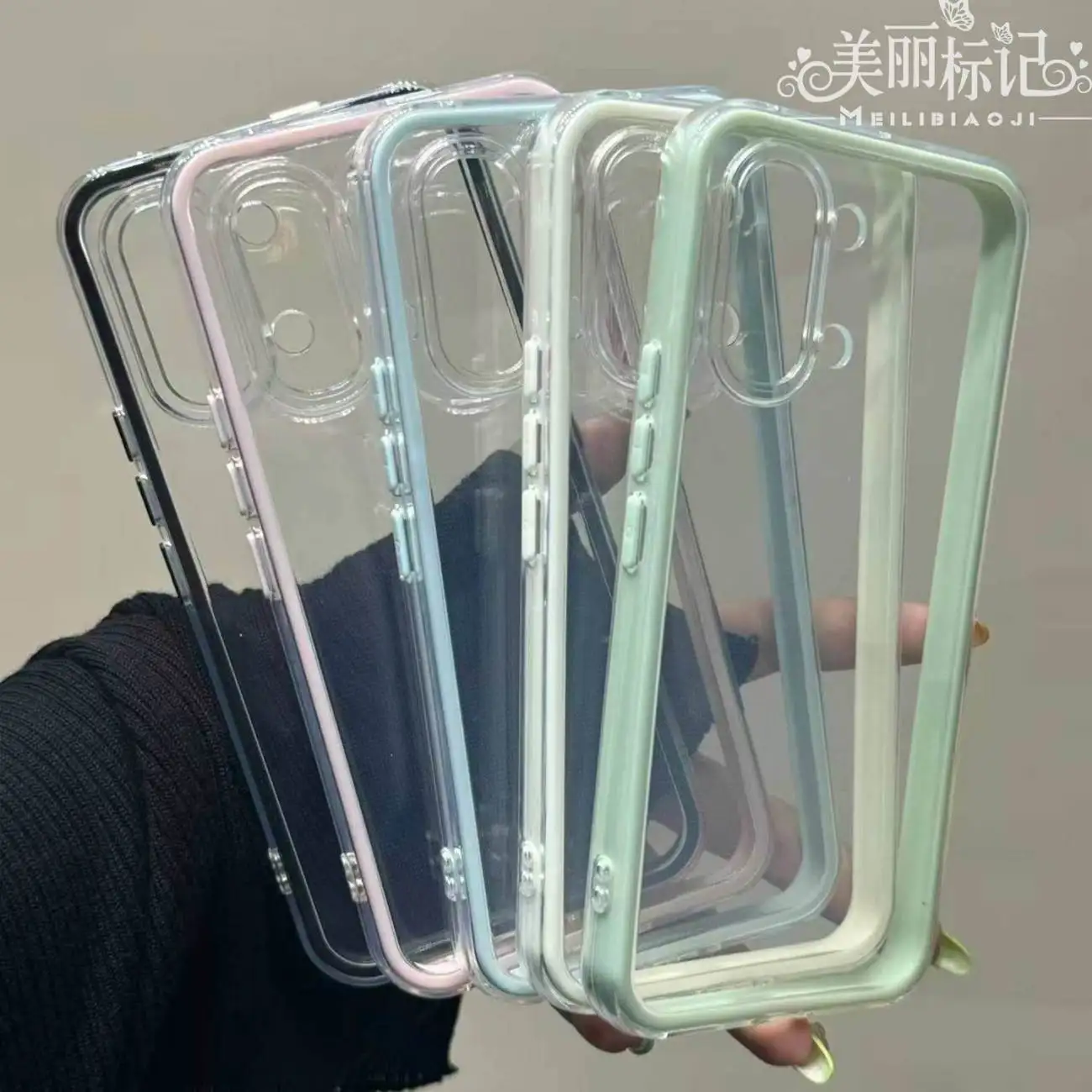 Für POCO X8 Pro/X8 Pro Max: Hochwertige 2-in-1-Silikonhülle, transparent, mit mattierter Oberfläche, weiche Schutzhülle für POCO X8 Pro MAX, hautfreundlich. – Detail 1