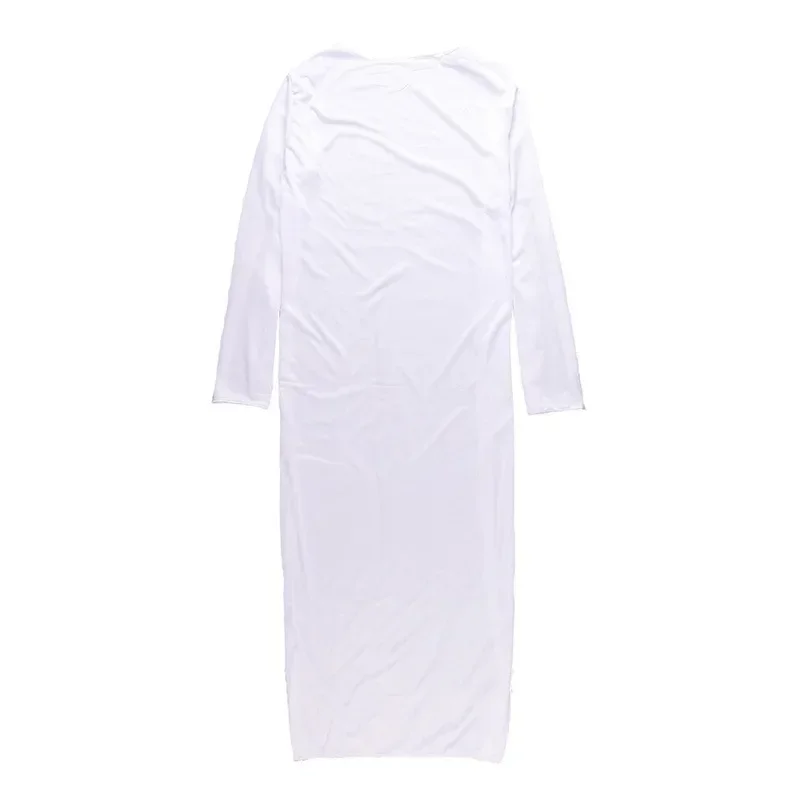 Fantasia Halloween Jesus Cosplay Traje para Homens, Longo Robe Branco, Vestido extravagante, Role Play Homens Adultos, Trajes de Festa de Carnaval