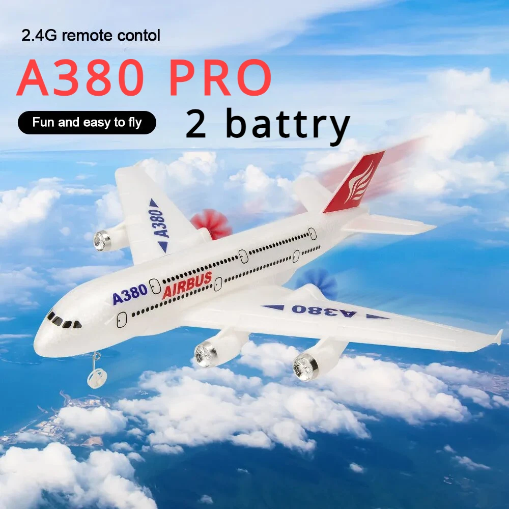 

A380 Airbus RC Airplane 2.4G Fixed Wing Boeing 747 Remote Control Aircraft Outdoor RC Plane Model Toys for Children Boys