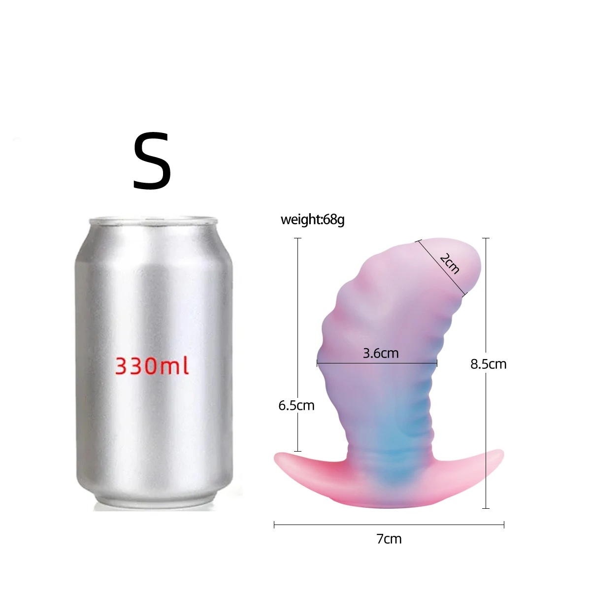 Comfortable Silicone Anal Plug Soft Anal Dilatation Sex Toy_voghion.com
