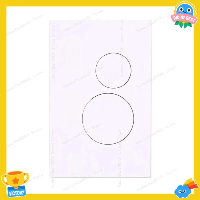 

Adapted to the second generation UP300 UP320 hidden water tank panel concealed wall-mounted toilet water tank button switch