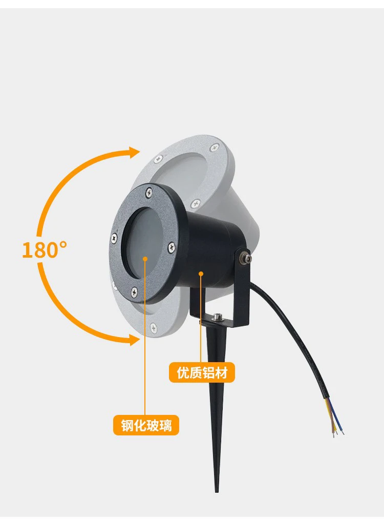 6 шт. 10 Вт уличные солнечные светодиодные фонари для газона GU10 сменная лампа водонепроницаемый садовый терраса пейзажный прожектор для двора