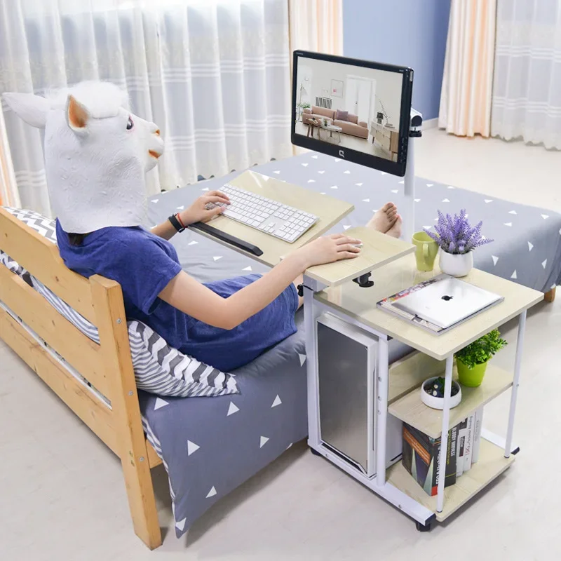 Hanging Computer Desk  Modern Lazy Man Study Table Gaming Desk Simple Bedside Laptop Support Enhancing Workspace Flexibility