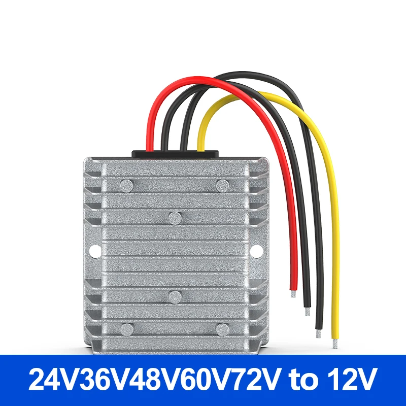 24V36V48V60V72V to 12V DC power converter 15V-90V to 12V on-board voltage stabilizing DC-DC voltage reduction module