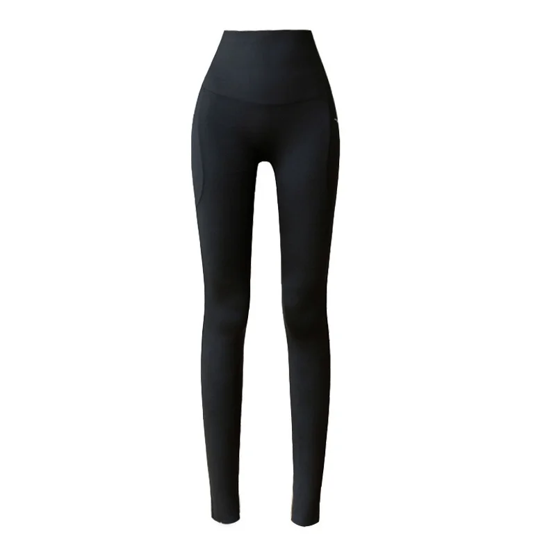 Yoga Pants Autumn Winter Women Festive Plain Hip-Lift Speed-Dry Cartoon Comfortably Utility A-Line Plush-Lined Anti-Pilling Vibe