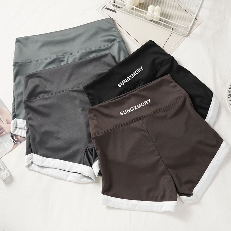 2 Stück Damen-Pyjamahosen mit hoher Taille für den Sommer, bequeme, atmungsaktive Sicherheitshosen, vielseitige Sportshorts, Yogahosen – Detail 2