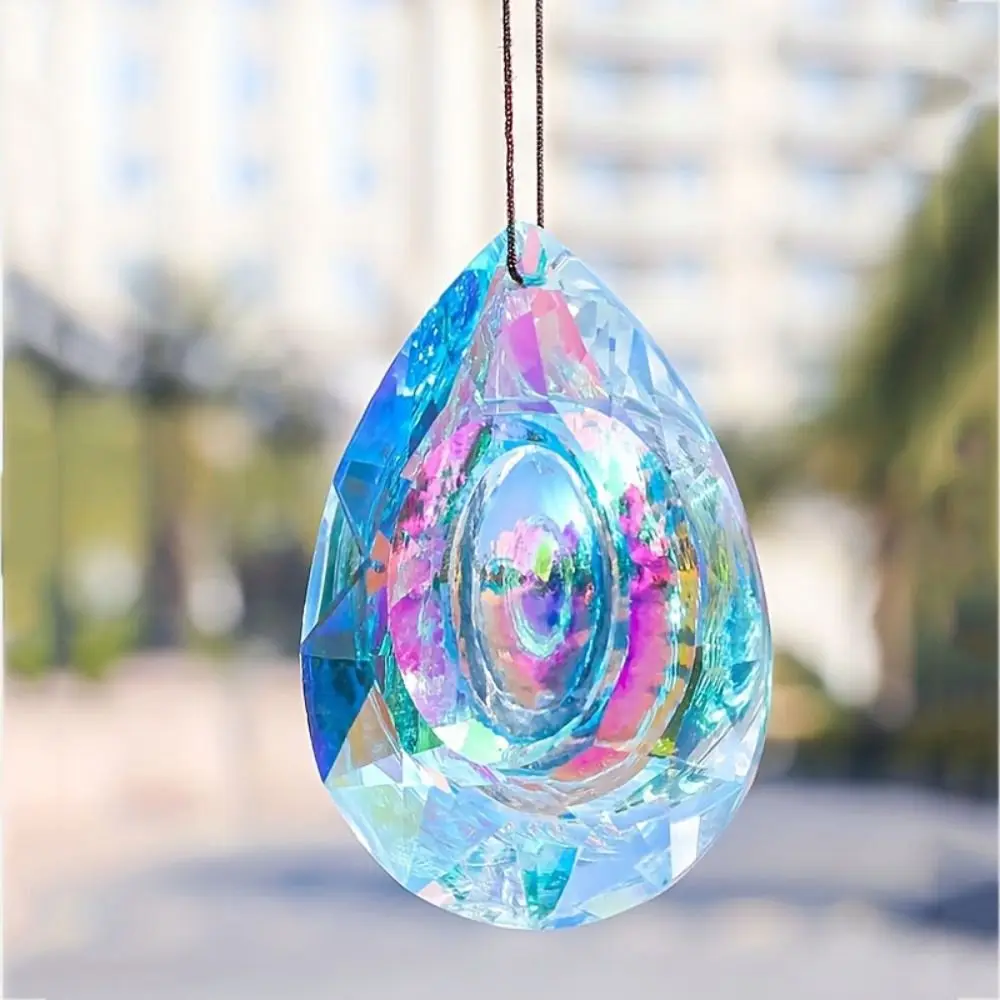 AB Color Window Decor Wedding Garden Prism Hanging Rainbow Makers Sun Catcher Crystal Pendant Car Pendant Delicate Gift