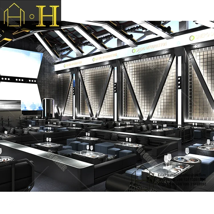 High-end Night Club ขายปลีก Luxury Lounge Bar ขายร้อนเคาน์เตอร์โต๊ะเก้าอี้ชุดเฟอร์นิเจอร์