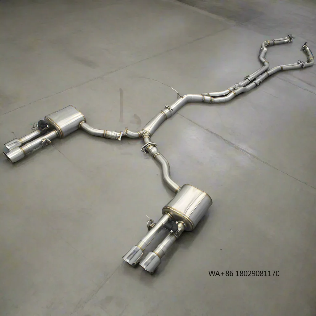 

Auto Parts High Performance New Stainless Steel Exhaust Pipe Valved Muffler Valvetronic Catback for S5 2017-2024 B9