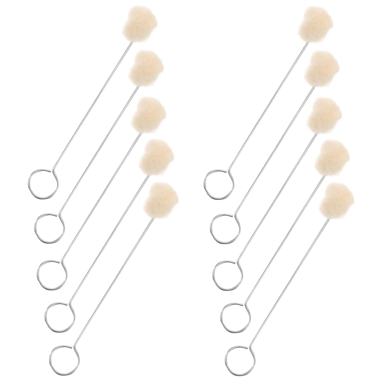 

60 Pcs Wool Daubers Ball Brush Dye Tool Clothes Decorating Kit Applicator