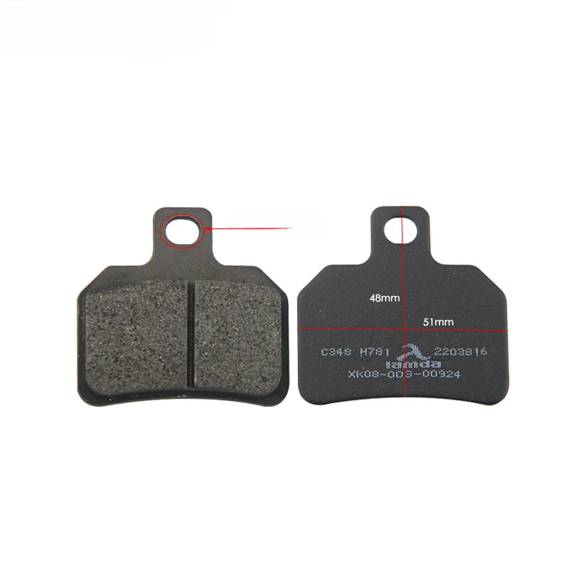 Electric Vehicle Motorcycle , SemiMetallic Disc , Hydraulic Pump Front And Rear Brake Pads