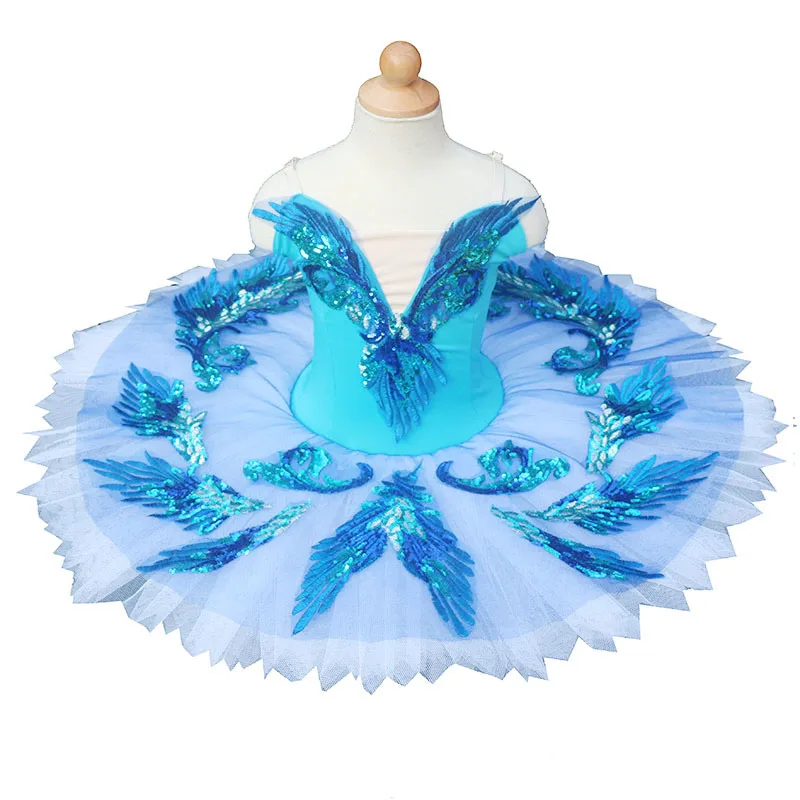 

New Girls Ballet Tutu Dress Gymnastics Leotard Diamond Pink Princess Ballerina Birthday Party Dance Costume Child Kids