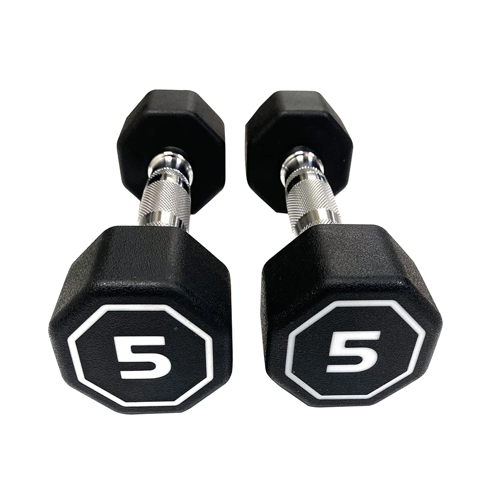 5LB, 2 pieces per package apollo Dumbbell for both commercial and home usage High-end Coated Octagon Dumbbell