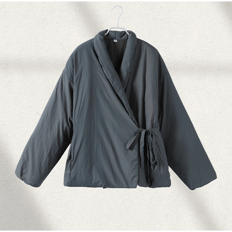 Upgraded Thick Wrap Front Tie Padded Jacket Kimono Style Collar Long Sleeve Loose Warm Daily Women Coat 2026 Winter Cotton Coats 16 Saa1135533e7b4ad1a353dab1c4b38e2b8